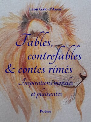 cover image of Fables, contrefables et contes rimés